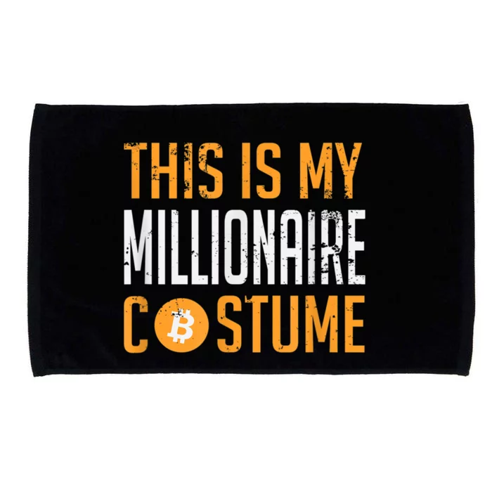 This Is My Millionaire Bitcoin Costume Halloween Microfiber Hand Towel