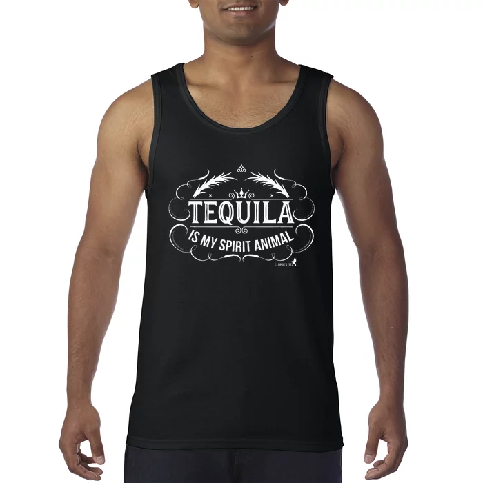 Tequila Is My Spirit Animal Tank Top