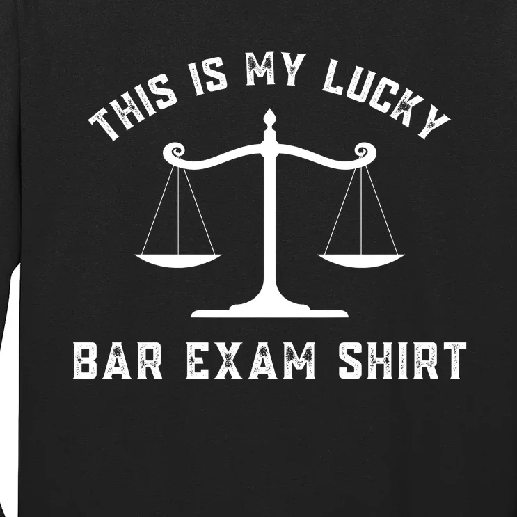 This Is My Lucky Bar Exam Funny Law School Graduation Gift Long Sleeve Shirt