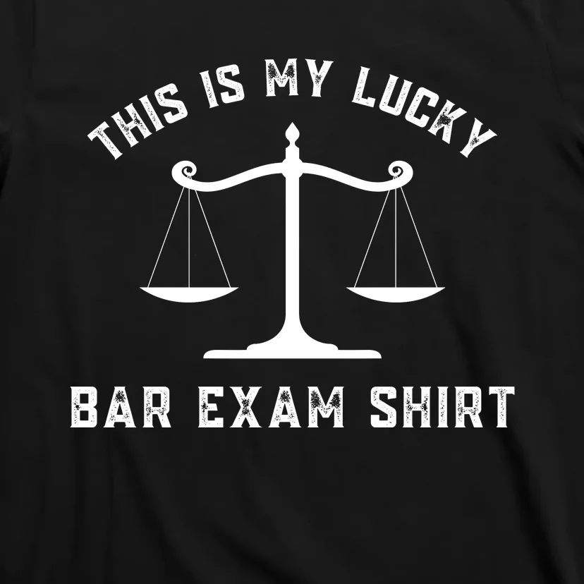 This Is My Lucky Bar Exam Funny Law School Graduation Gift T-Shirt