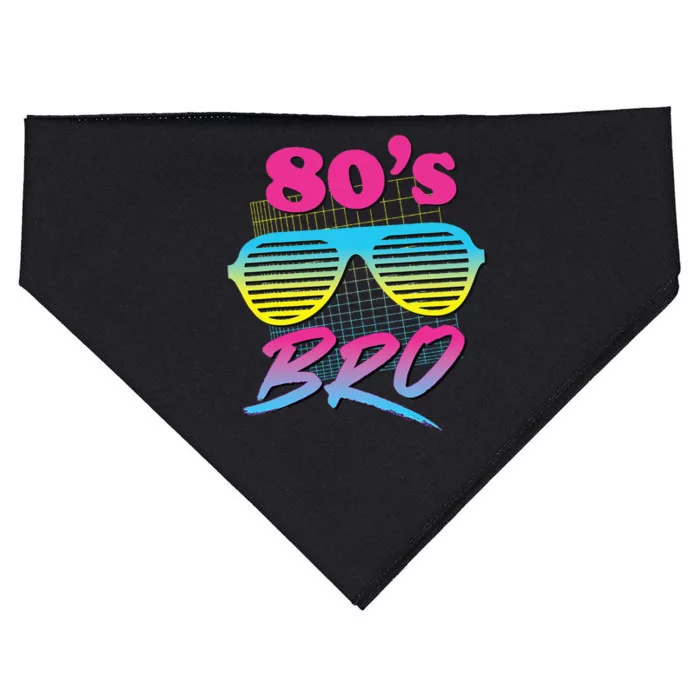 This Is My 80s Bro Costume Party USA-Made Doggie Bandana