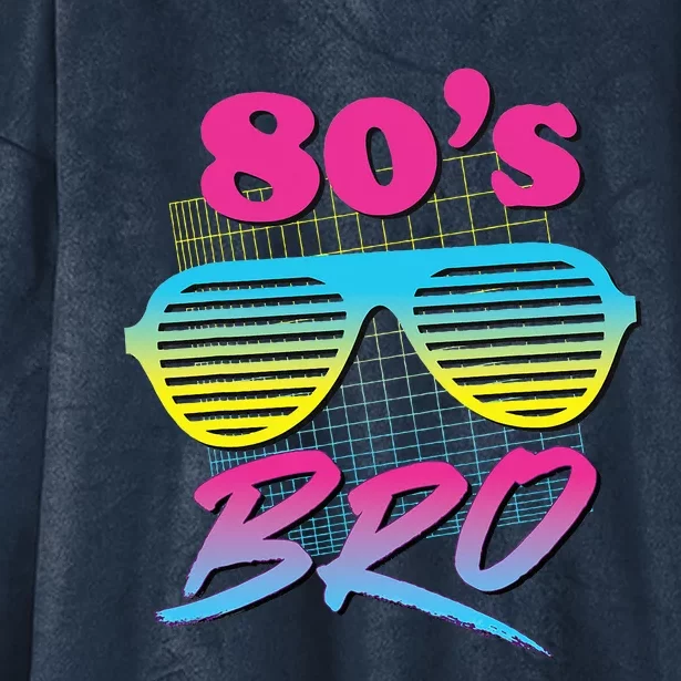 This Is My 80s Bro Costume Party Hooded Wearable Blanket