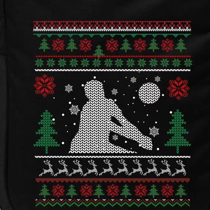 This Is My Christmas Pajama Volleyball Gift Ugly Sweater Meaningful Gift Impact Tech Backpack