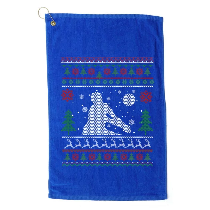 This Is My Christmas Pajama Volleyball Gift Ugly Sweater Meaningful Gift Platinum Collection Golf Towel