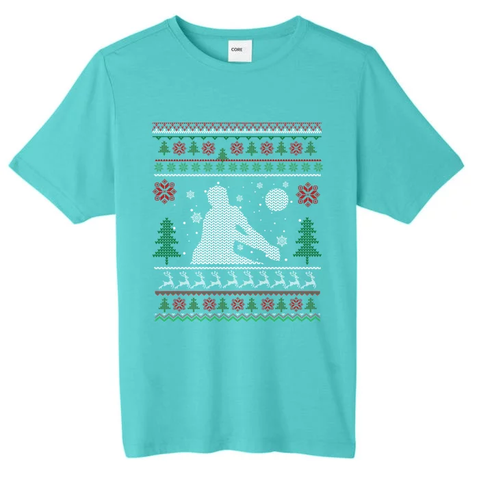 This Is My Christmas Pajama Volleyball Gift Ugly Sweater Meaningful Gift ChromaSoft Performance T-Shirt