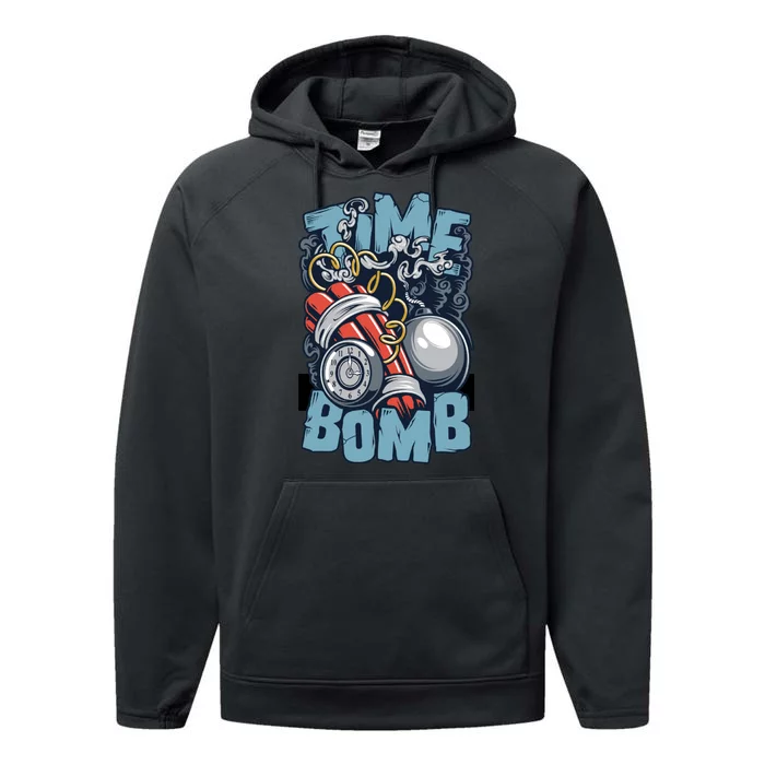 Time Ticking Bomb Performance Fleece Hoodie