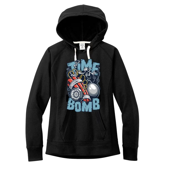 Time Ticking Bomb Women's Fleece Hoodie