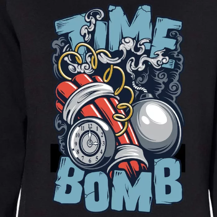 Time Ticking Bomb Womens California Wash Sweatshirt