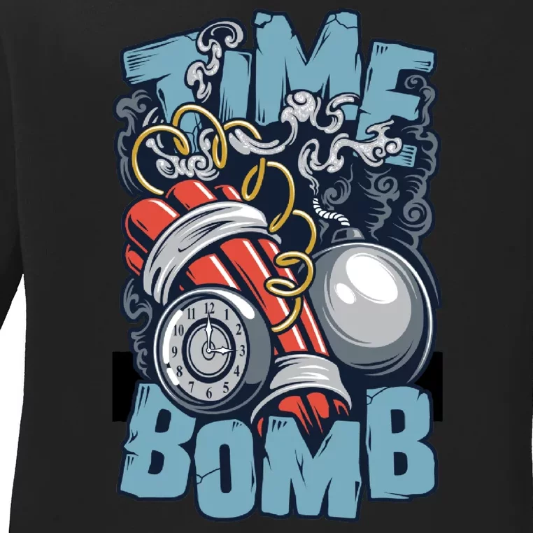 Time Ticking Bomb Ladies Long Sleeve Shirt