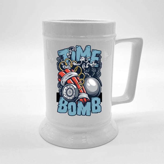 Time Ticking Bomb Front & Back Beer Stein