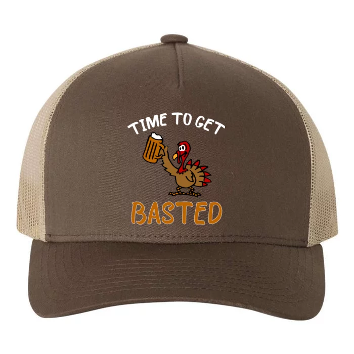 Time To Get Basted Yupoong Adult 5-Panel Trucker Hat