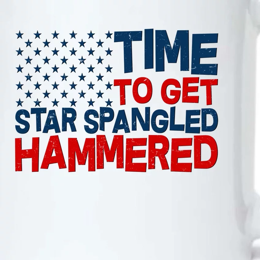 Time To Get Star Spangled Hammered Black Color Changing Mug