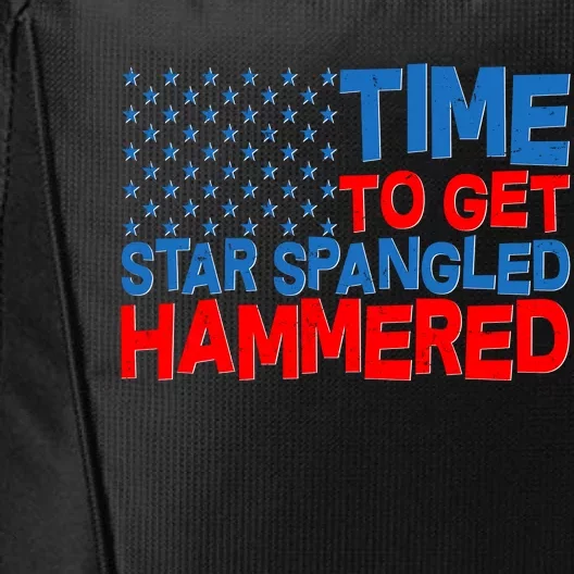 Time To Get Star Spangled Hammered City Backpack