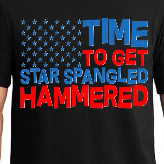 Time To Get Star Spangled Hammered Pajama Set