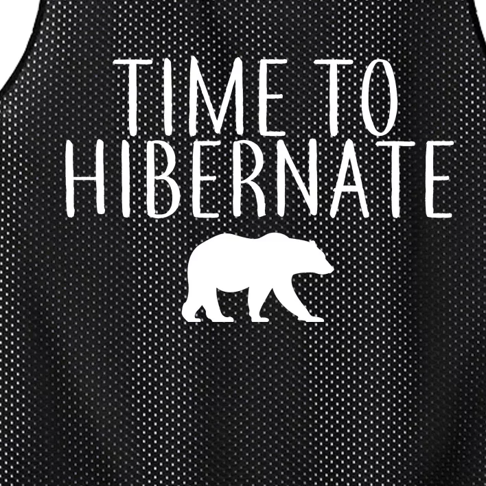 Time To Hibernate Mesh Reversible Basketball Jersey Tank