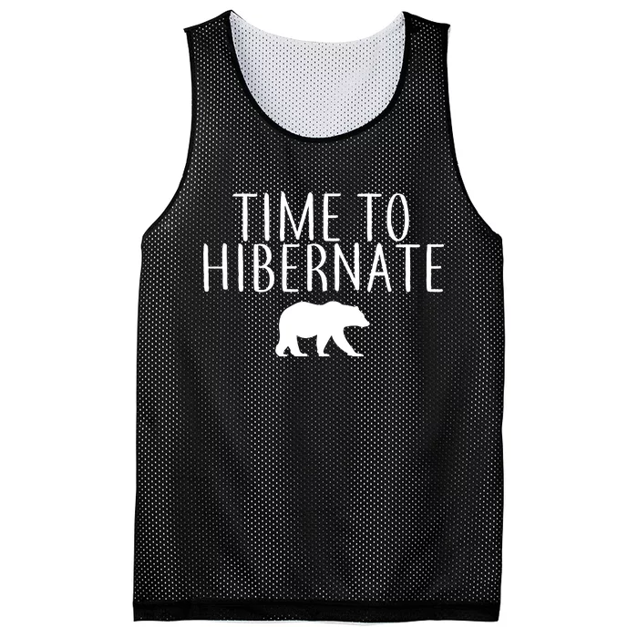 Time To Hibernate Mesh Reversible Basketball Jersey Tank