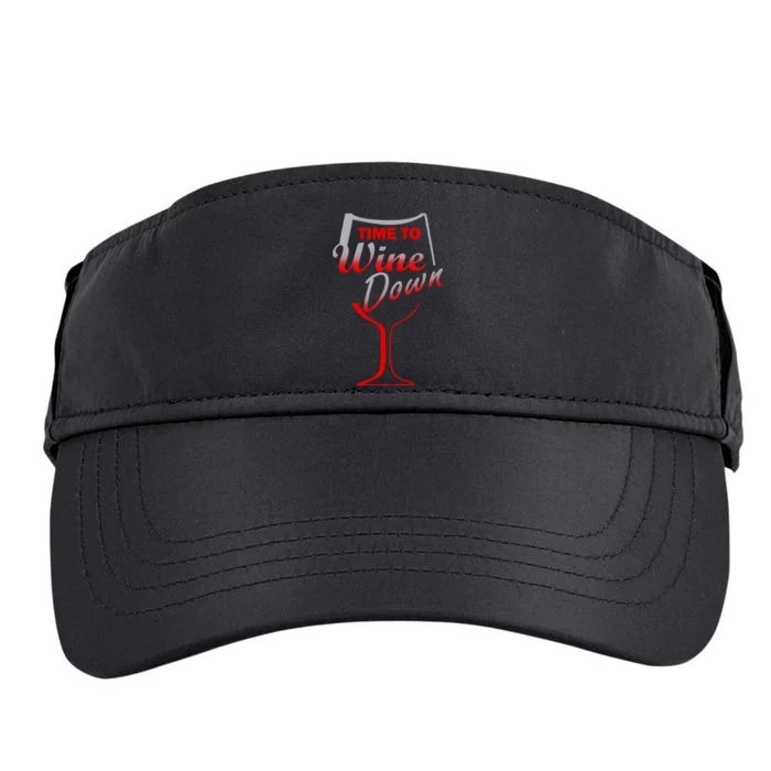 Time To Wine Down Adult Drive Performance Visor