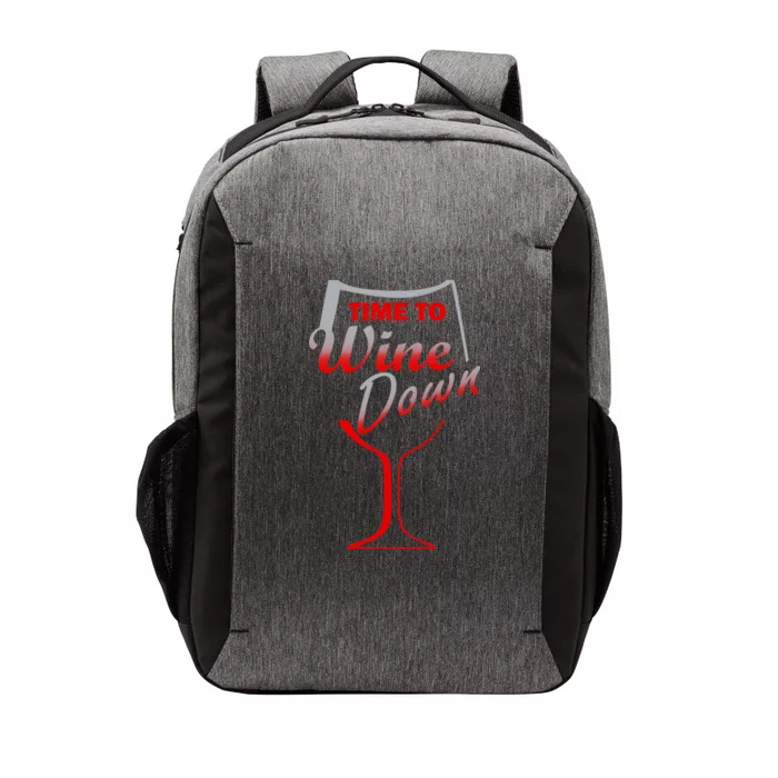 Time To Wine Down Vector Backpack