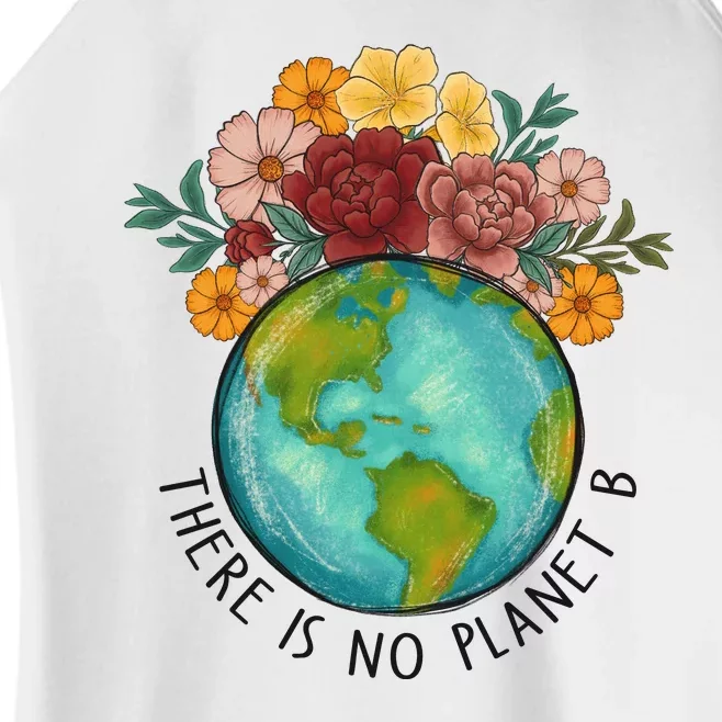 There Is No Planet B Funny Earth Day Women’s Perfect Tri Rocker Tank