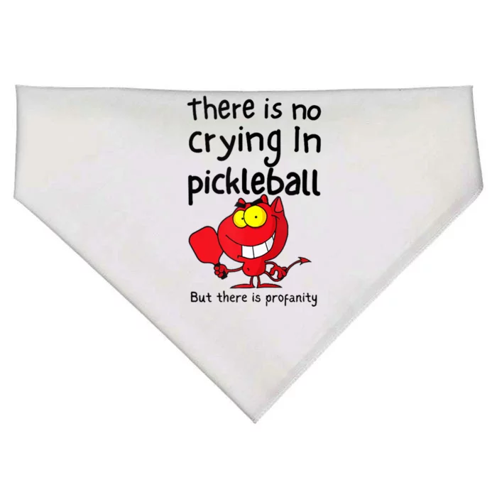 There Is No Crying In Pickleball But There Is Profanity USA-Made Doggie Bandana