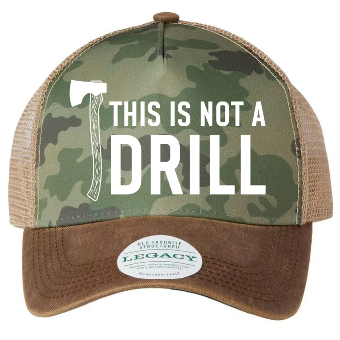 This Is Not A Drill Novelty Tools Great Gift Legacy Tie Dye Trucker Hat