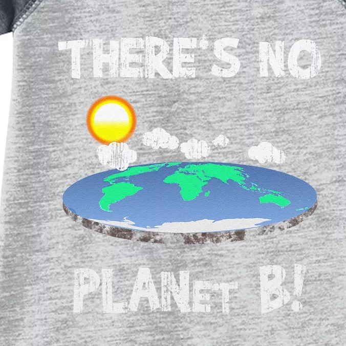 There Is No Planet B Earth Day Flat Earth Infant Baby Jersey Bodysuit