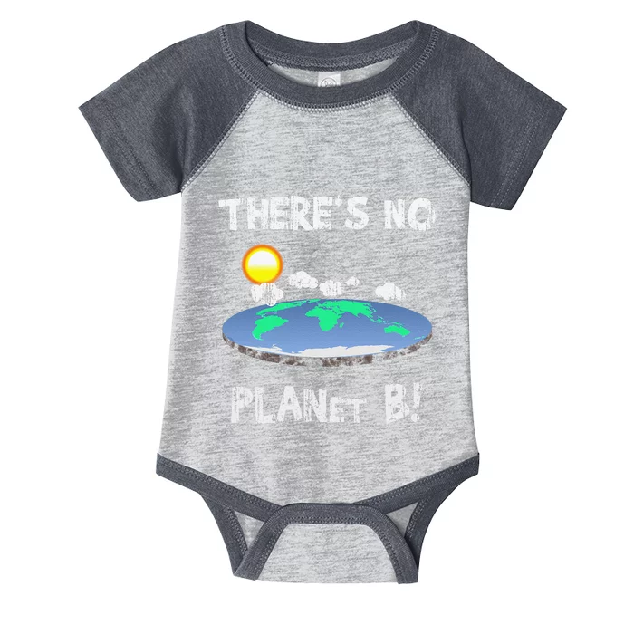 There Is No Planet B Earth Day Flat Earth Infant Baby Jersey Bodysuit