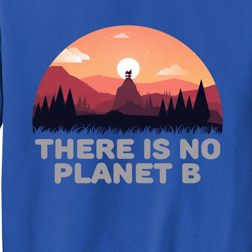 There Is No Planet B Save The Environt Save Earth Gift Tall Sweatshirt