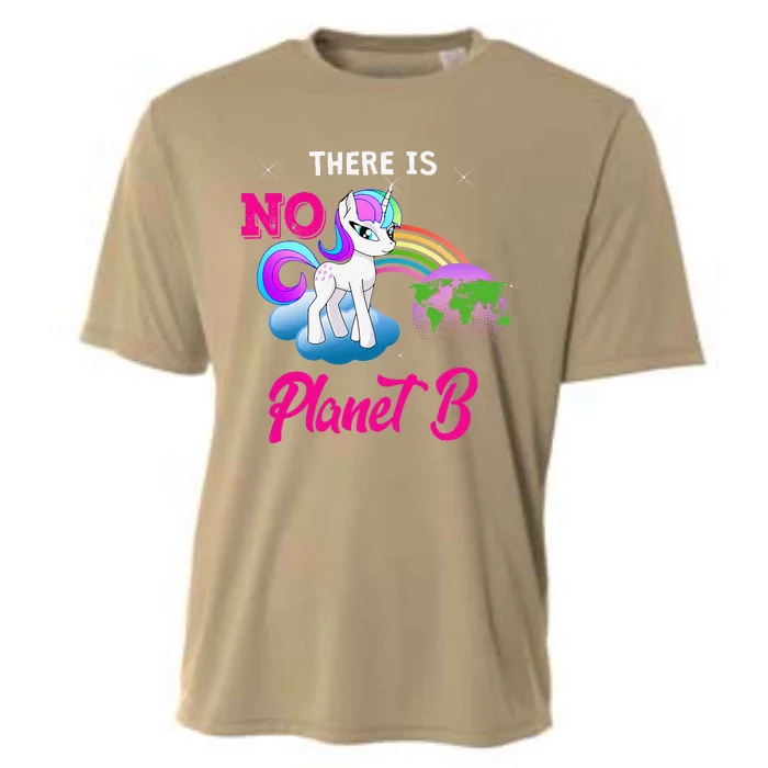 There Is No Planet B Unicorn Cooling Performance Crew T-Shirt