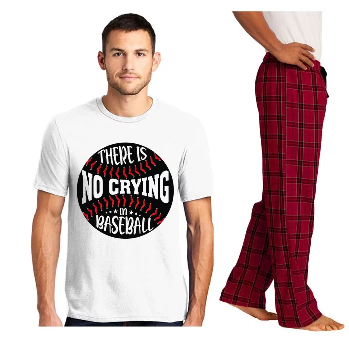 There Is No Crying In Baseball Pajama Set