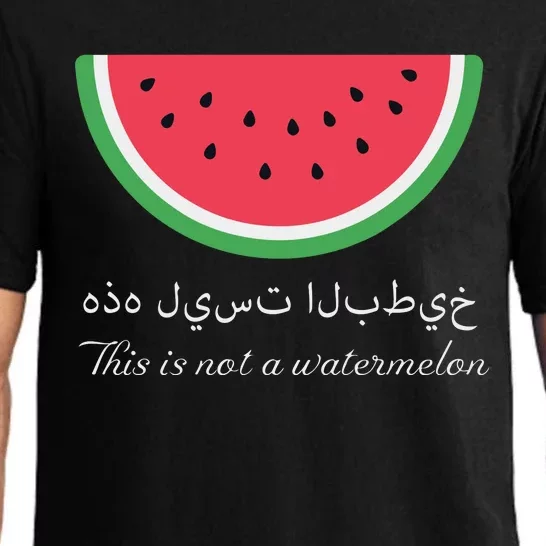 This Is Not A Watermelon Palestine Flag Pajama Set