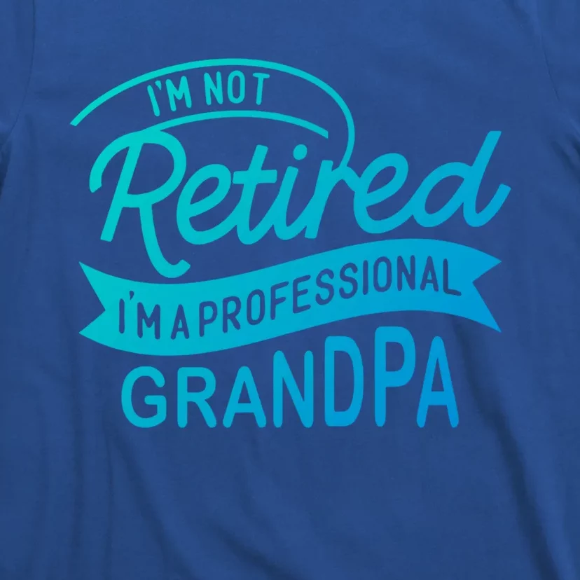 This Im Not Retired Im A Professional Grandpa Gift T-Shirt