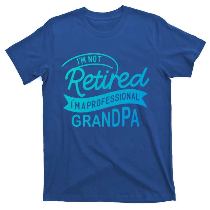 This Im Not Retired Im A Professional Grandpa Gift T-Shirt