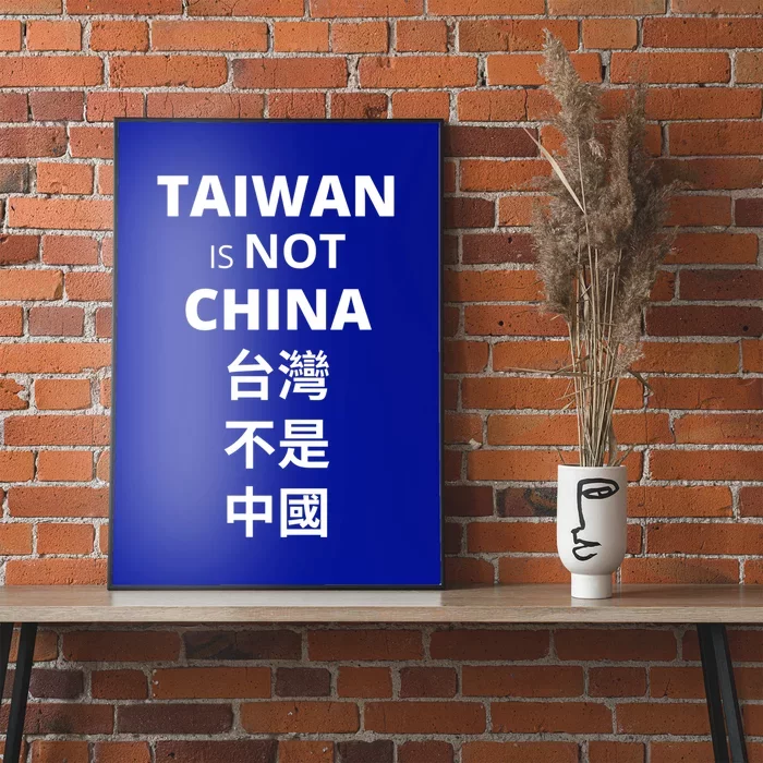 Taiwan Is Not China Protests Support Gift Poster