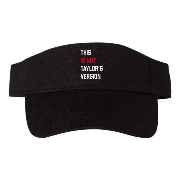 This Is Not Taylor Version Valucap Bio-Washed Visor