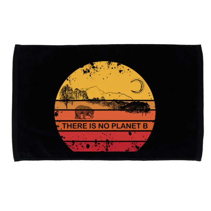 There Is No Planet B Meaningful Gift Microfiber Hand Towel