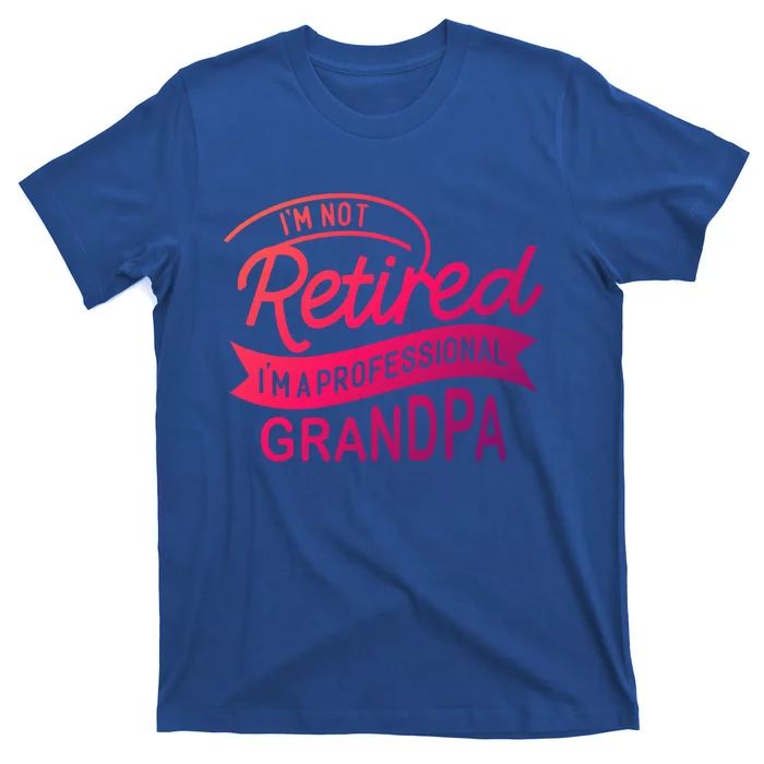 This Im Not Retired Im A Professional Grandpa Gift T-Shirt