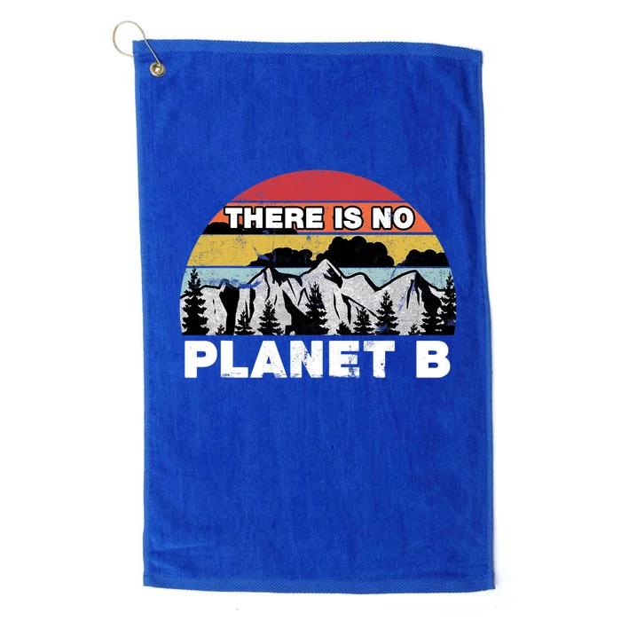 There Is No Planet B Earth Day Platinum Collection Golf Towel