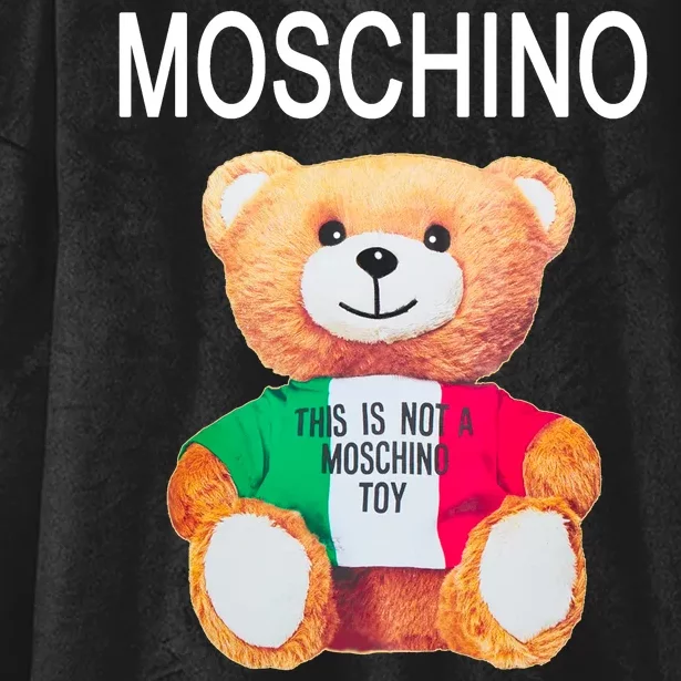 This Is Not A Mo.schi-no Toy Hooded Wearable Blanket