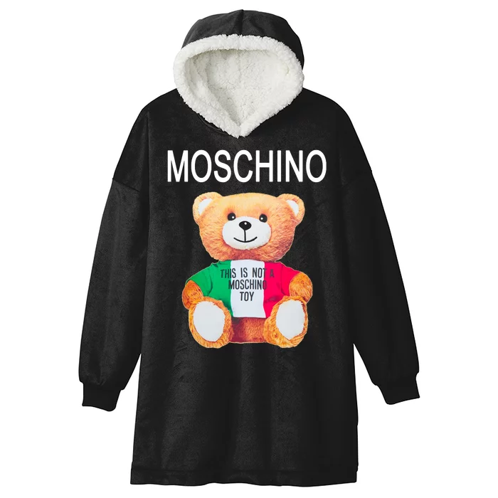 This Is Not A Mo.schi-no Toy Hooded Wearable Blanket