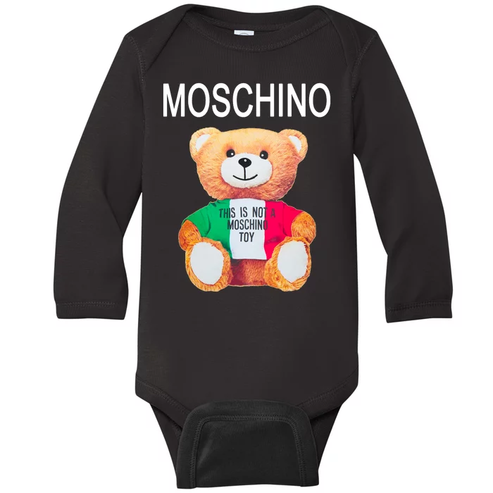 This Is Not A Mo.schi-no Toy Baby Long Sleeve Bodysuit