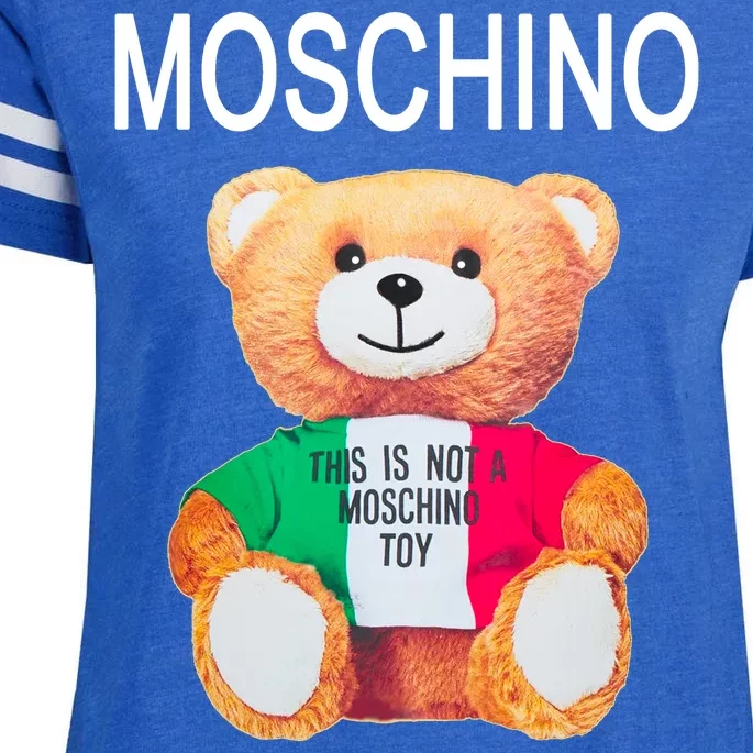 This Is Not A Mo.schi-no Toy Enza Ladies Jersey Football T-Shirt