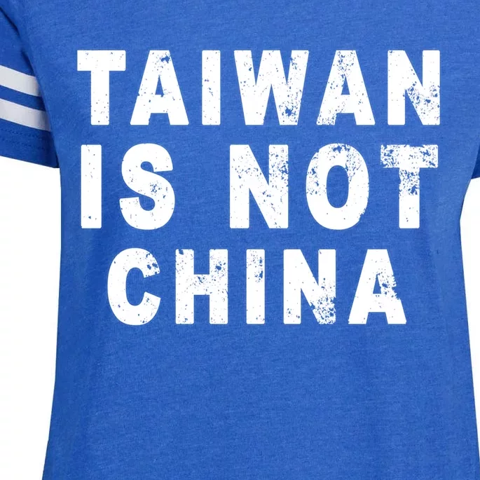 Taiwan Is Not China A Taiwan Not China Gift Enza Ladies Jersey Football T-Shirt