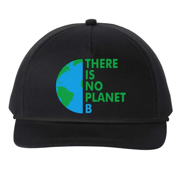 There Is No Planet B Earth Day Environmental Protection Snapback Five-Panel Rope Hat