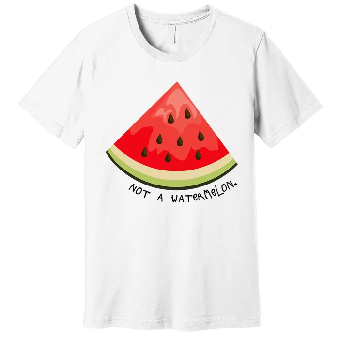 This Is Not A Watermelon Watermelon Freedom Solidarity Premium T-Shirt