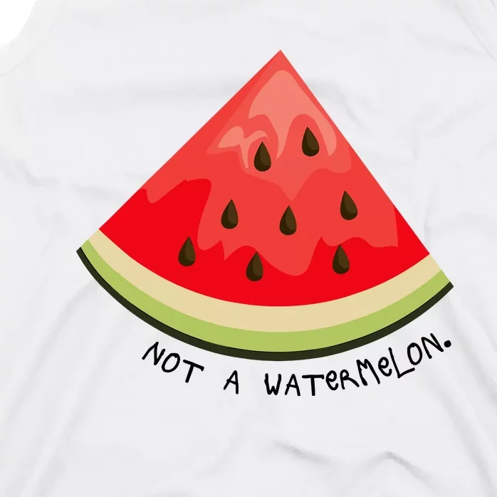 This Is Not A Watermelon Watermelon Freedom Solidarity Tank Top