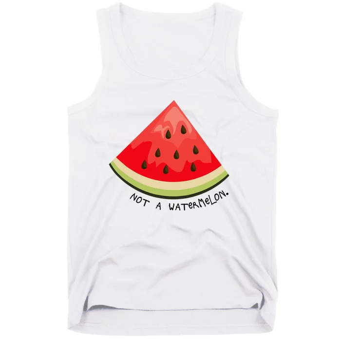 This Is Not A Watermelon Watermelon Freedom Solidarity Tank Top