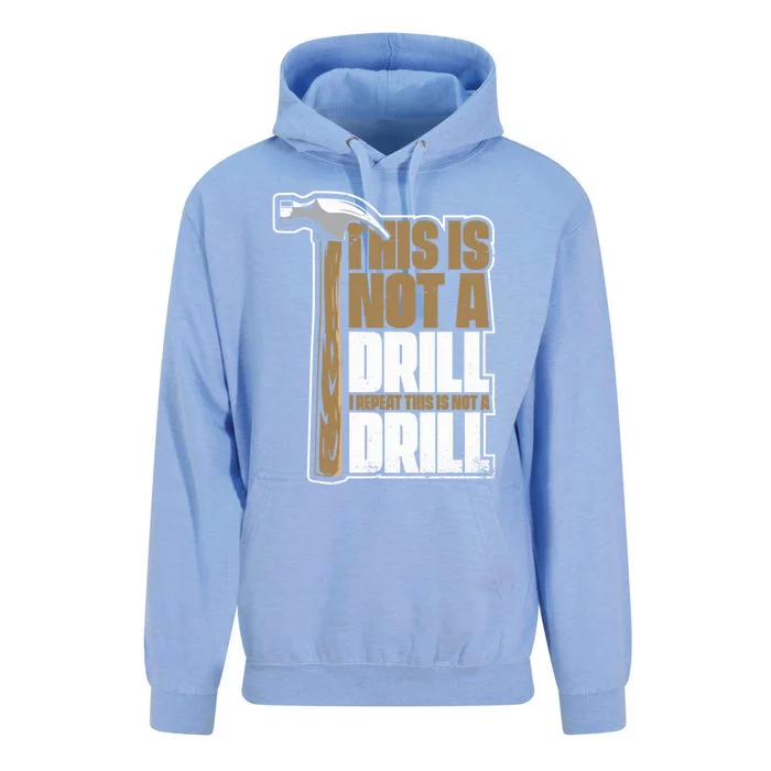 This Is Not A Drill Cabinetmaker Woodturner Joiner Carpenter Cute Gift Unisex Surf Hoodie