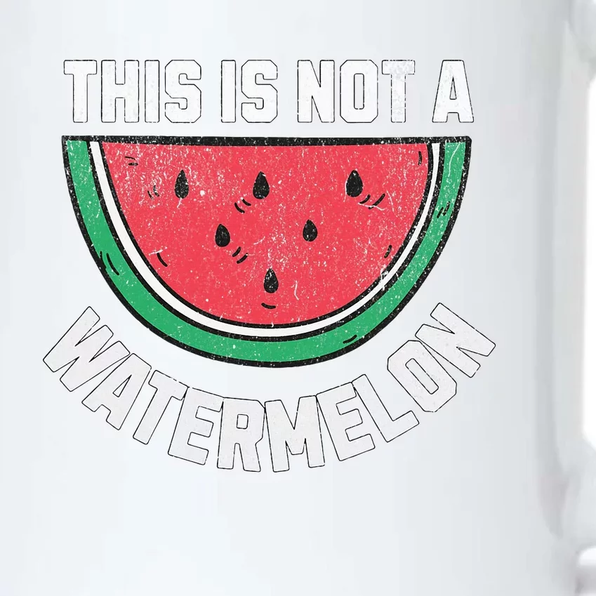 This Is Not a Watermelon Palestine Free Palestinian Black Color Changing Mug