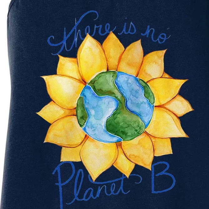 There Is No Planet B Earth Day Gift Women's Racerback Tank